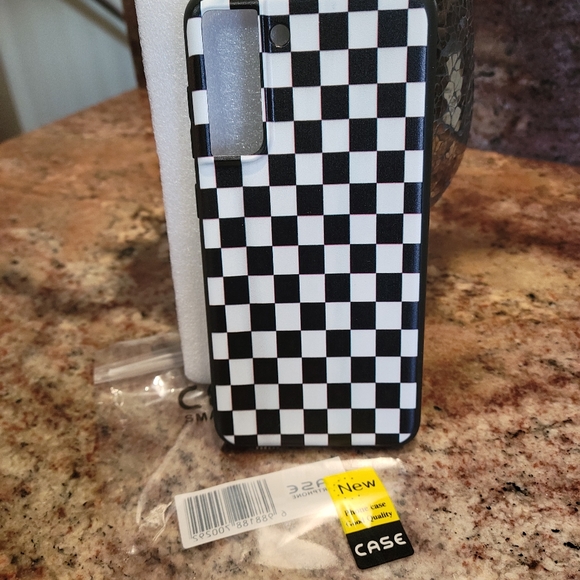 Other - Brand New Checkered Phone Case S21 Samsung phone
